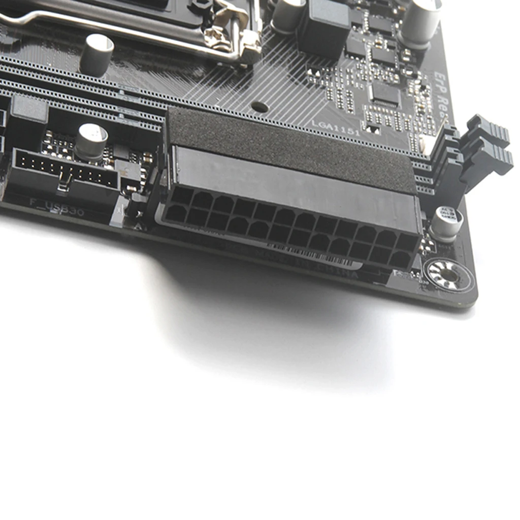 ATX 24Pin гнездо к 24pin папа правый угол питания адаптер для рабочего