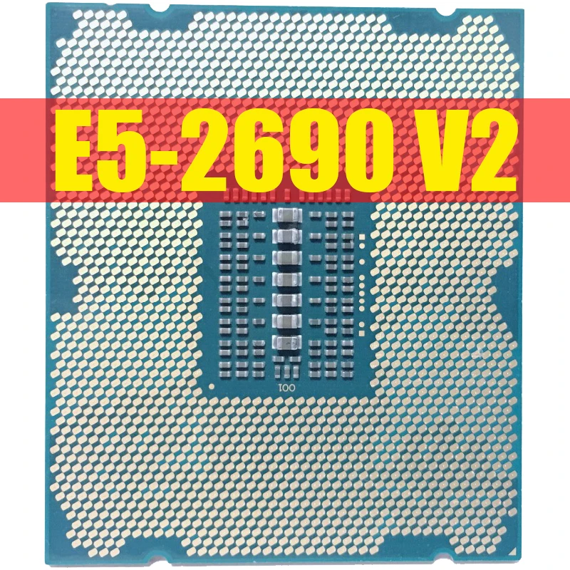 Процессор Intel Xeon E5 2690 V2 cpu 3 0G LGA2011 десять ядер серверный процессор e5 2690V2 Формальное