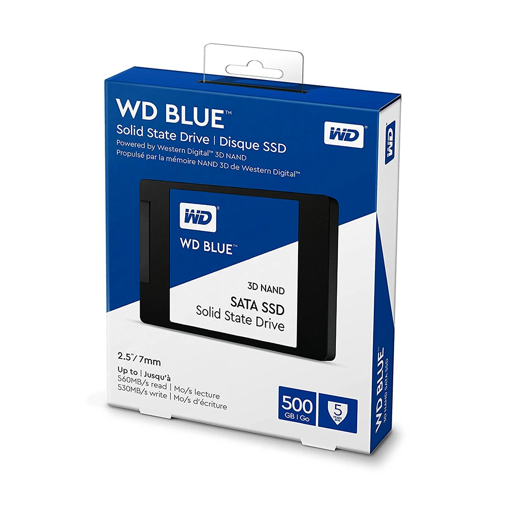 Western Digital Blue SSD interne твердотельный накопитель 250 ГБ 500 Гб ТБ SATA 6 бит/с 2 5 &quotWD 3D NAND