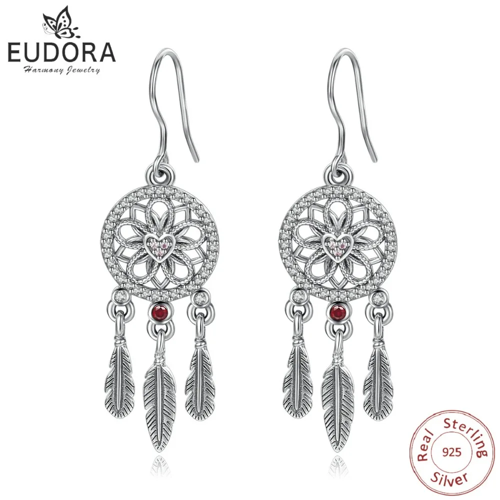 

Серьги-подвески женские из серебра 925 пробы, E81