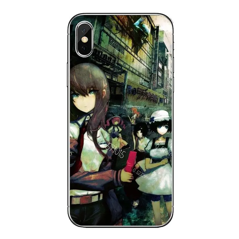 Прозрачные мягкие чехлы аниме steins Gate Амане Suzuha для Motorola Moto x4 E4 E5 G5 G5S G6 Z Z3 G3 C Play Plus |