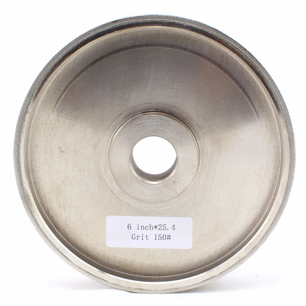 6 &quotдюймовый Grit 46 1000 перед алмазное шлифовальное колесо с покрытием диаметр