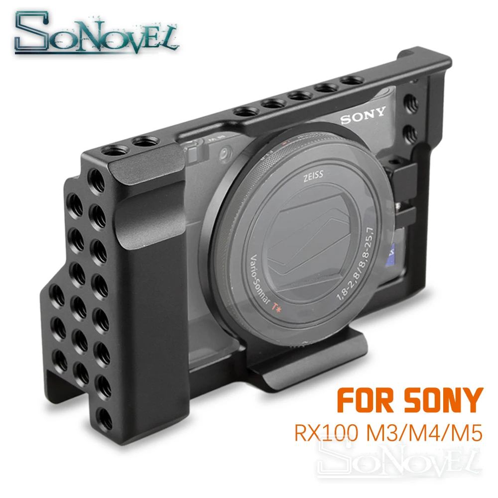 Комплект для камеры RX100 из алюминиевого сплава Sony III IV V Стабилизатор M3 M4 M5 рамка