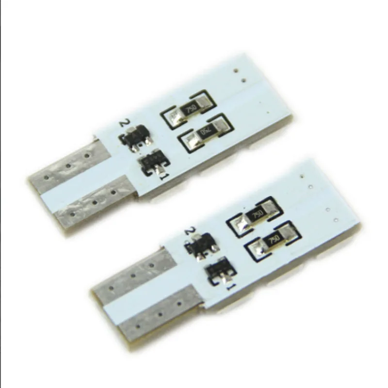 2PCSx супер LED T10 194 W5W 5050 Поворотная сторона номерного знака свет 4SMD зазор чтения неполярный 12V|Сигнальная лампа|