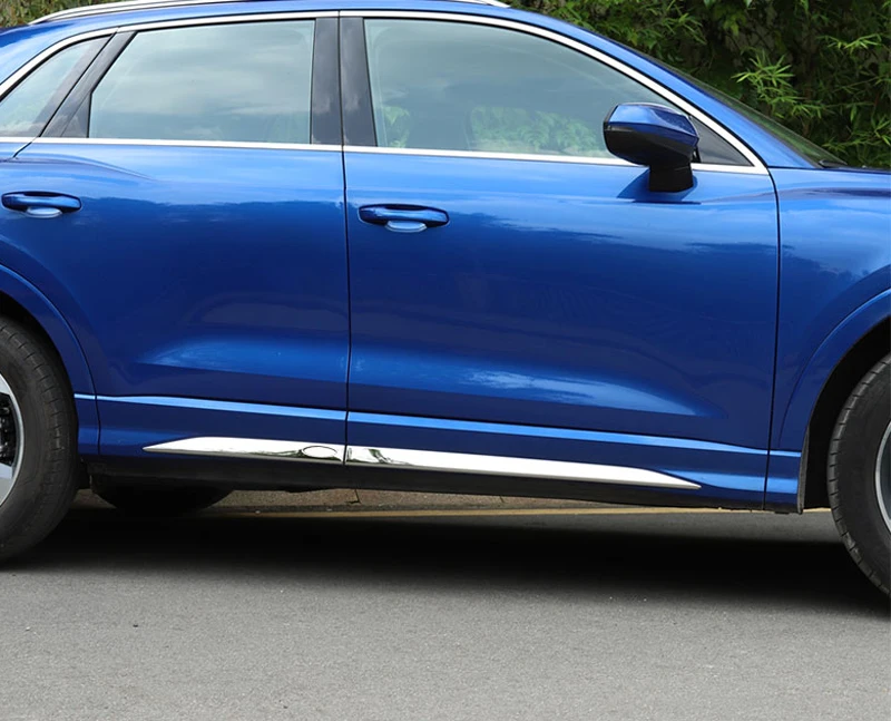 Для Audi Q3(F3) ABS аксессуары из хрома внешний корпус автомобильной двери литья стример крышка планки 4 шт