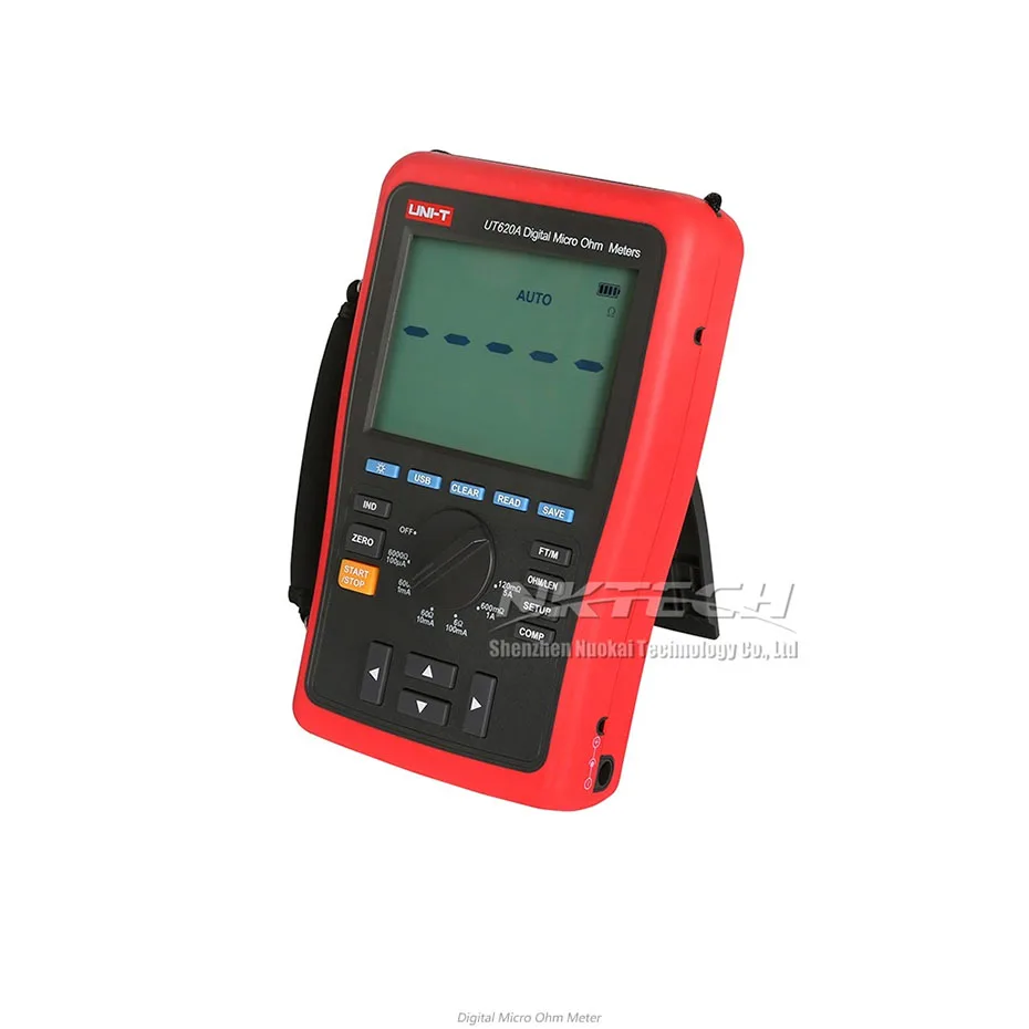 UNI T UT620A DC Цифровой Микро ом метр низкое сопротивление тестер 4 проводное