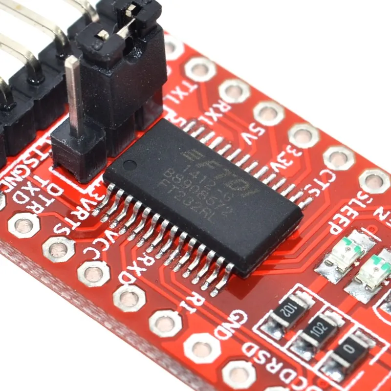 Бесплатная доставка FT232RL FTDI USB 3 В 5 к TTL модуль последовательного адаптера. Купите
