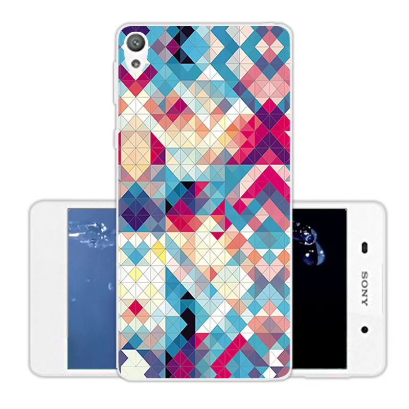 5 0 дюйма для Sony Xperia E5 розовый чехол телефона Мягкие силиконовые чехлы из ТПУ