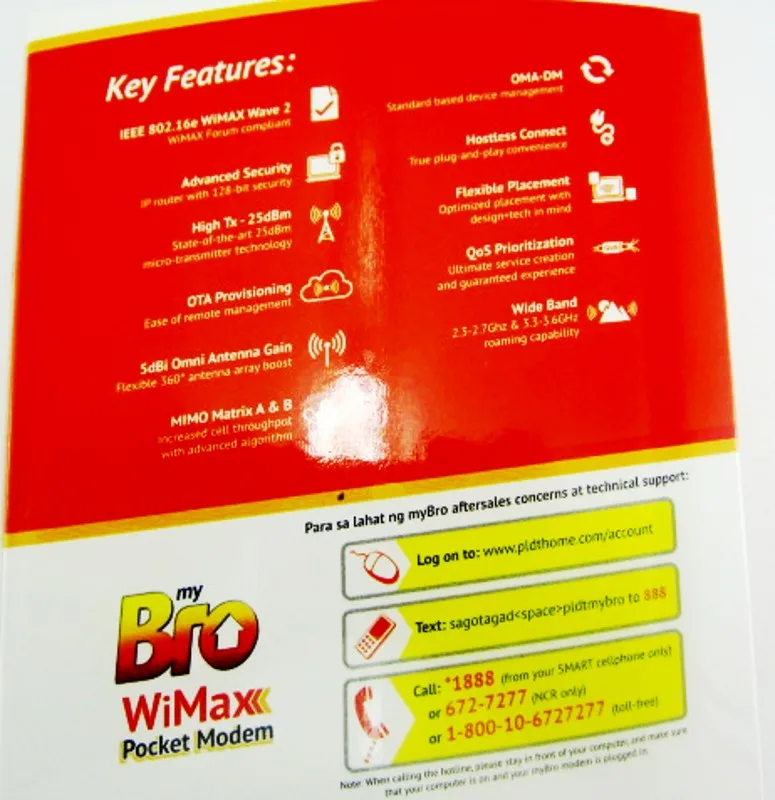 Карманный модем my bro WiMax|Точки доступа| |