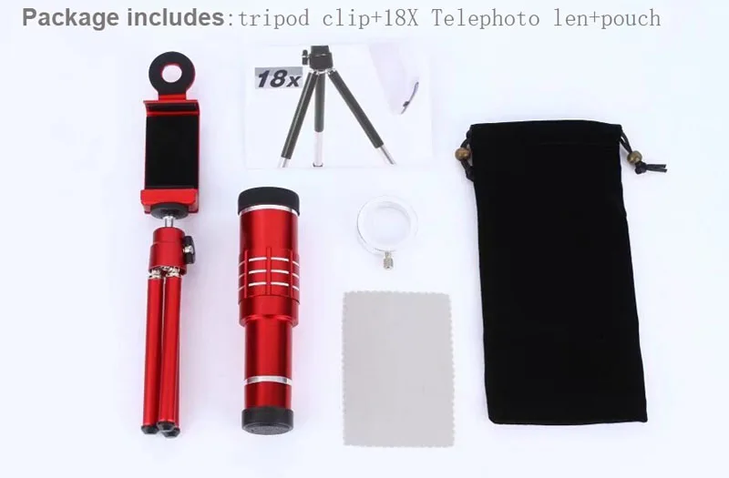 Tripod Stand Clip 8X 12X 18X Telephoto Len Mobile Phone Telescope Lens For Huawei Honor View 10 P smart 9 Lite Mate Pro | Мобильные