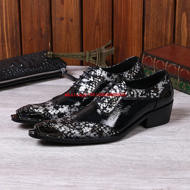 Choudory/Мужская обувь на высоком каблуке Роскошные брендовые черные мокасины для