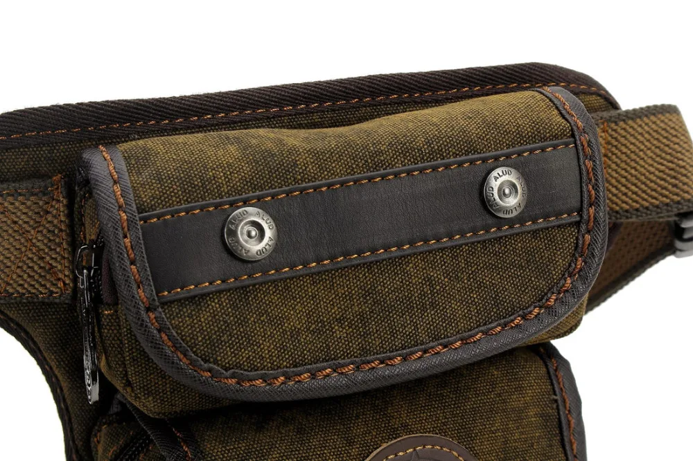 Холщовая/нейлоновая поясная сумка для мужчин винтажный мессенджер мешок на