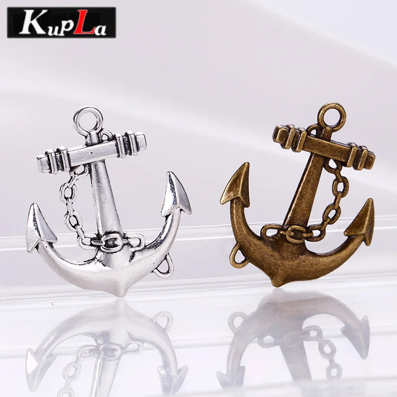 Vintage Metal Nautical Anchor Diy Charms Jewelry Accessories Retro Classic Pendant for 20pieces/lot C5438 | Украшения и