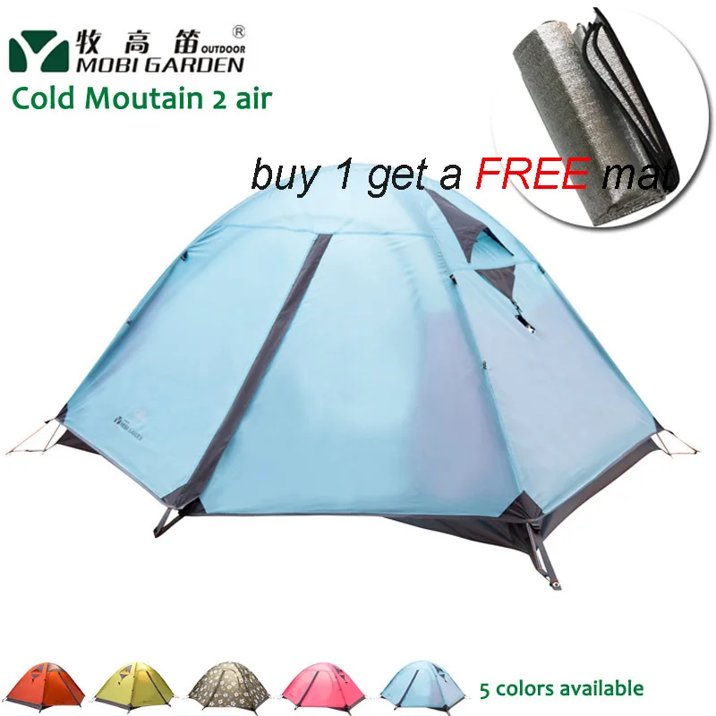 Mobi Garden/Cold Mountain 2AIR обновленная версия 2 человек 3 сезонная профессиональная