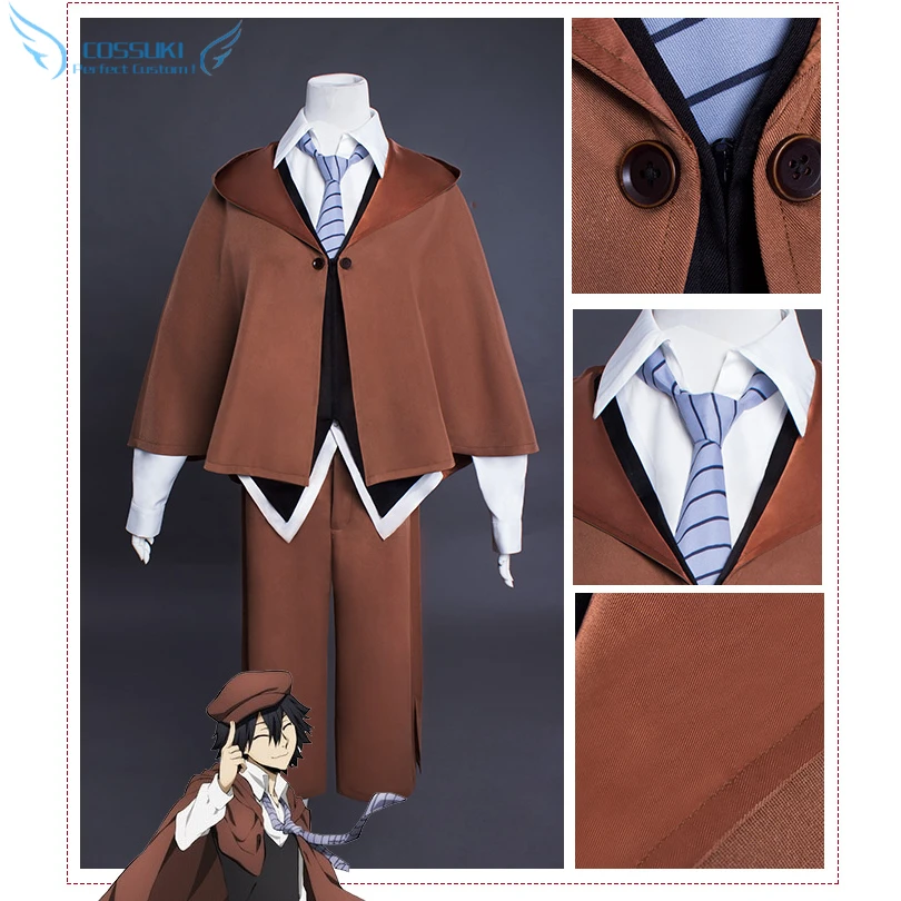 

Bungo Stray Dogs Ranpo Edogawa Coat Cosplay Costume , Perfect Custom For You !
