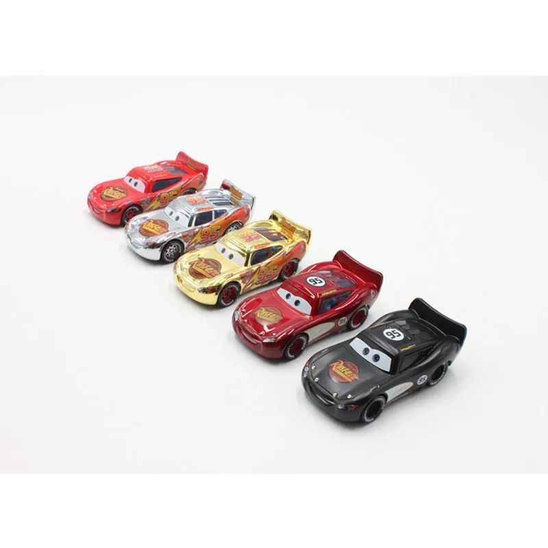 Автомобили Дисней Pixar 5 шт. разные версии No.95 Lightning McQueen литые под давлением машины