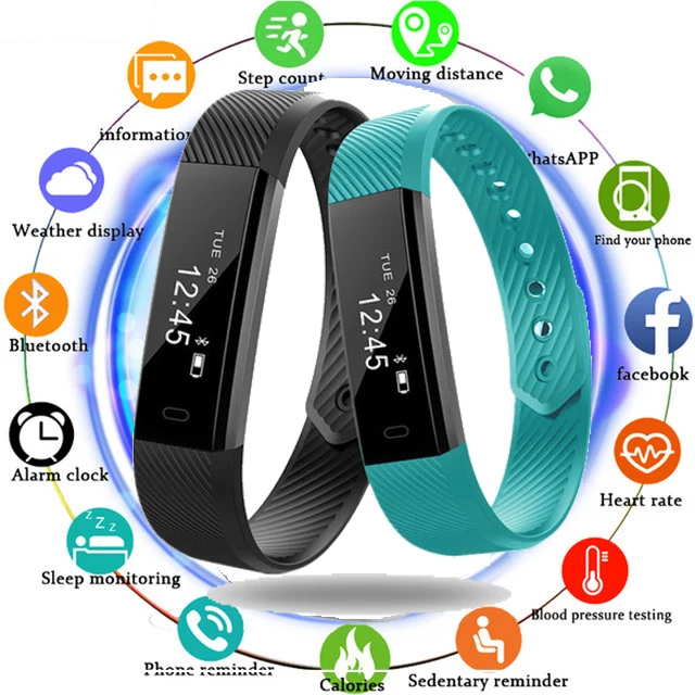 2019 Новый Умный Браслет фитнес трекер монитор сна с Bluetooth часы спортивный браслет