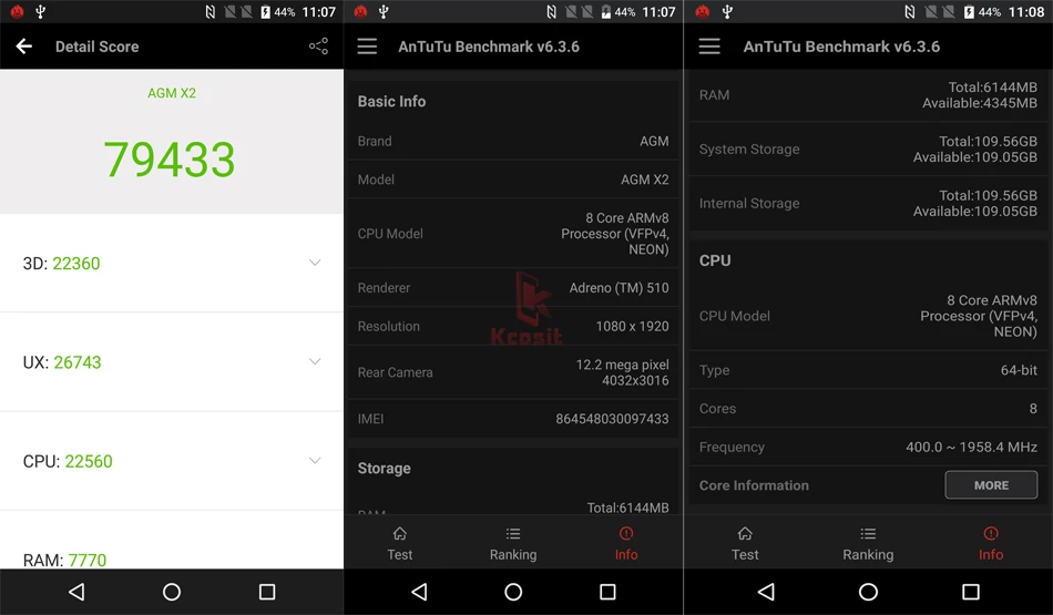 AGM X2 IP68 прочный водонепроницаемый телефон Android 7,1 5," FHD 6 ГБ ОЗУ 64 Гб ПЗУ MSM8976SG Восьмиядерный двойной камеры 12 МП 6000 мАч