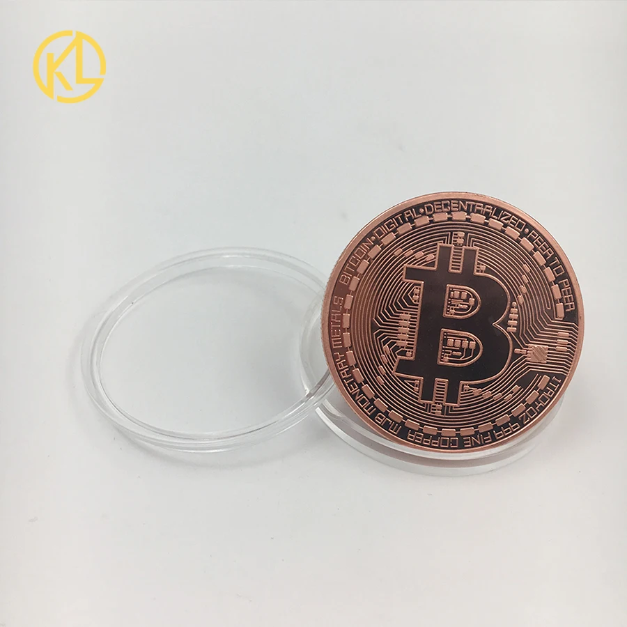 CO 019 99999 Посеребренная монета Биткоин BTC Litecoin Ripple криптовалюта металлическая