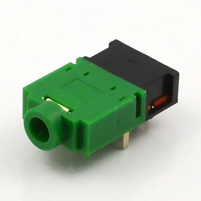 

100pcs Jack 3.5mm Audio Connector 9 Feet 11 Feet 3.5mm Headphone Plug PJ-307E Green Black White