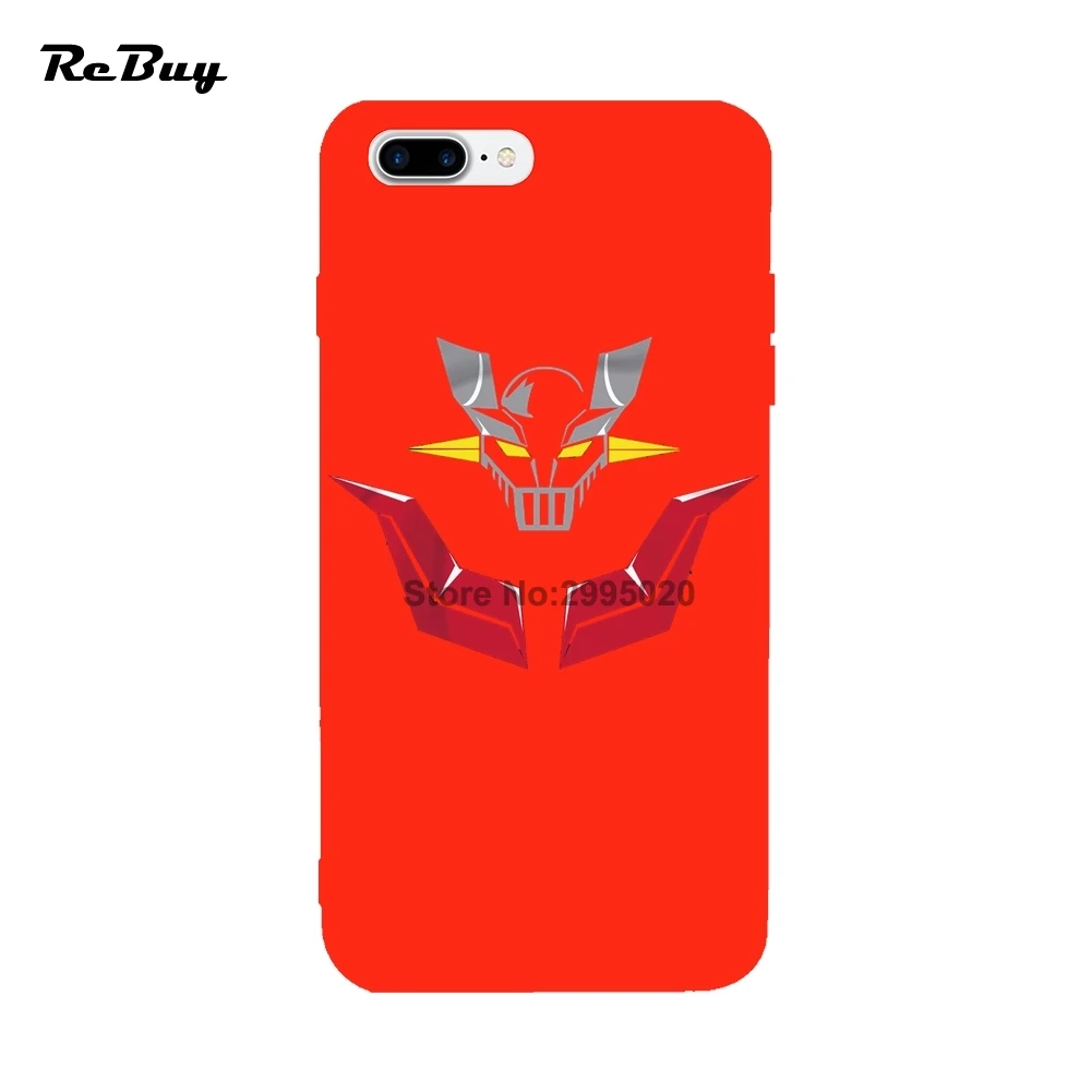 Аниме Mazinger Z для iphone 6/7 Чехол Мягкий ТПУ Чехлы мангала iPhone 6 plus/7 Plus красочные анти