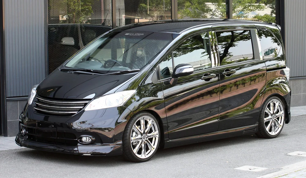 Комплект кузова FRP MZS для Honda Freed 11 10-14 03 GB3 4 передний/задний полуспойлер/боковая