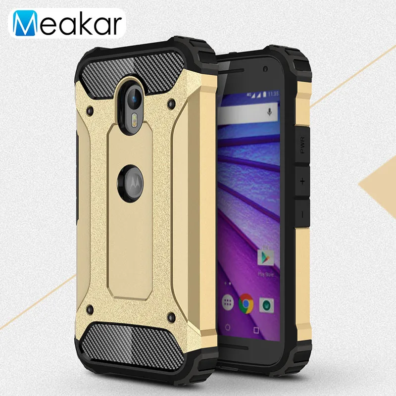 Противоударный чехол для телефона 5.0For Moto G3 Motorola G 3Rd Gen XT1541 XT1542 XT1543 задняя крышка