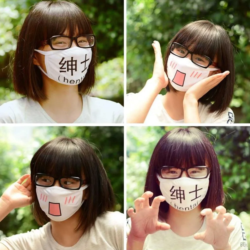1 шт. модная Милая противопылевая маска Kpop хлопковая маска для губ Emotiction Masque Kpop Masks аниме мультфильм рот Муфельная маска для лица