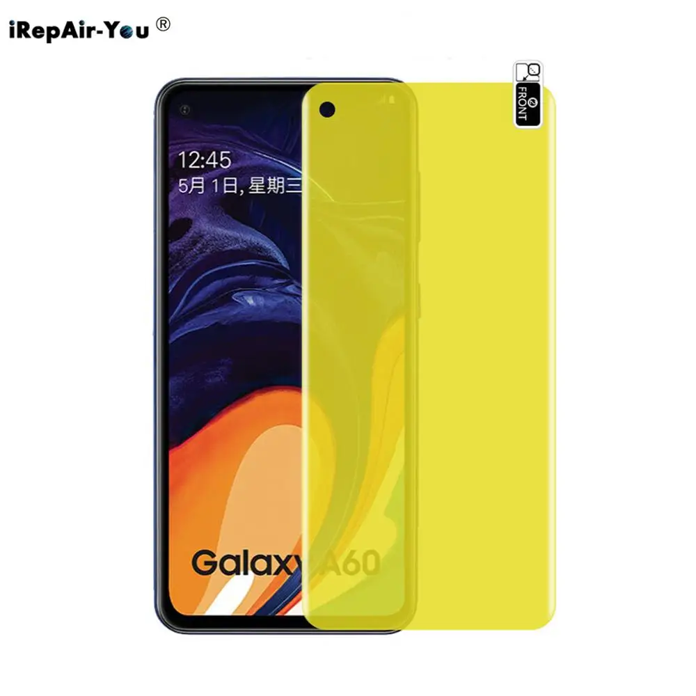 9D полное покрытие Гидрогелевая пленка для Samsung Galaxy A60 A70 A80 A40 A50 A90 A10 A20 S10 5G HD нано