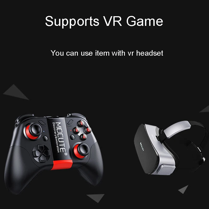 Mocute 054 Dzhostiki Game Pad Bluetooth Gamepad Pubg Controller Mobile Trigger Joystick For iPhone Android IOS Phone Cellular PC |