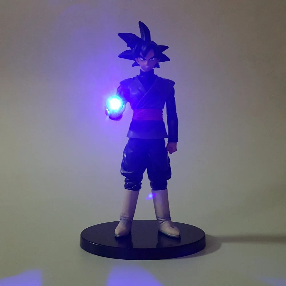 Dragon Ball Z Супер Saiyan Бог Vegetto светодиодный ночник фигурки аниме Dragon Ball Супер Гоку Вегета макет постепенного развития игрушка