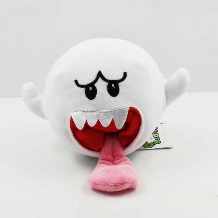 8inch 20CM Tanooki Tail Boo Ghost Soft Toy Stuffed Animal 1PCS Super Mario Bros 3D Land Plush | Игрушки и хобби