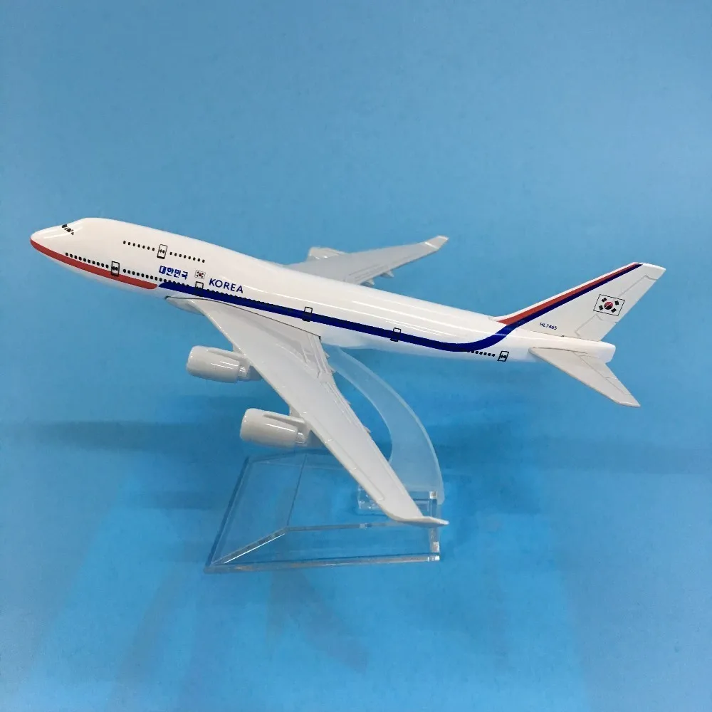 JASON TUTU модель самолета литой металл 1:400 16 см Модель Корея номер 1 Boeing 747 самолет