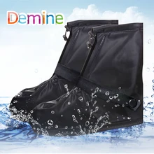 เดมม่ารองเท้ากันน้ำกีฬากลางแจ้ง Non-SLIP Reusable Rain รองเท้าภายในกันน้ำชั้นข้อเท้าบู๊ทส์ครอบคลุม
