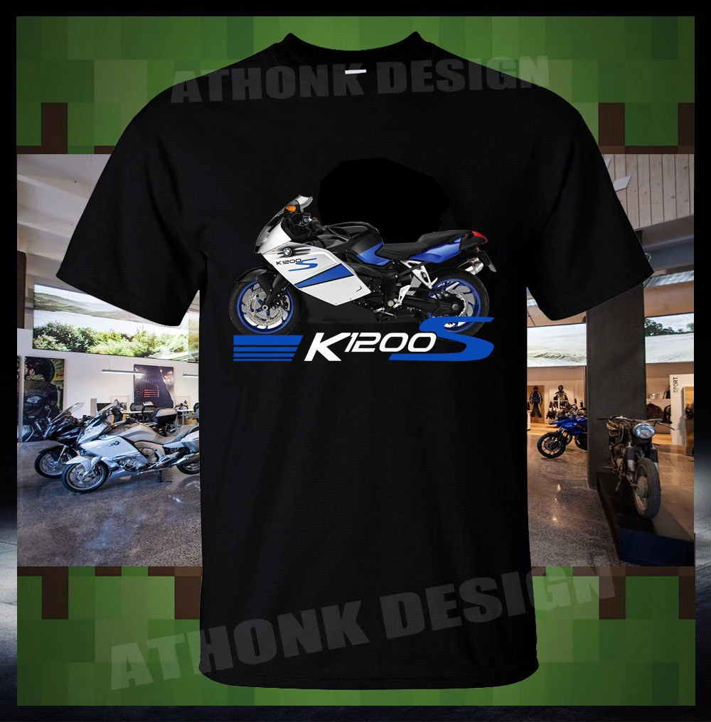 Летняя футболка с T-SHIRTIC K1200 S Motorrad 100% хлопок хит продаж 2019 | Мужская одежда