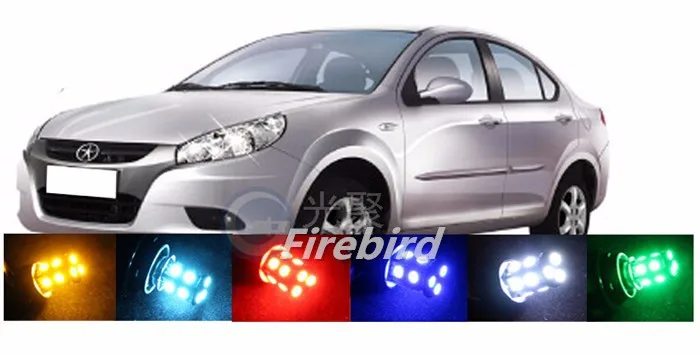 2 x T20/7443 7440 13SMD 1 8 Вт Холодный белый красный светодиодный DC12V Автомобильный задний