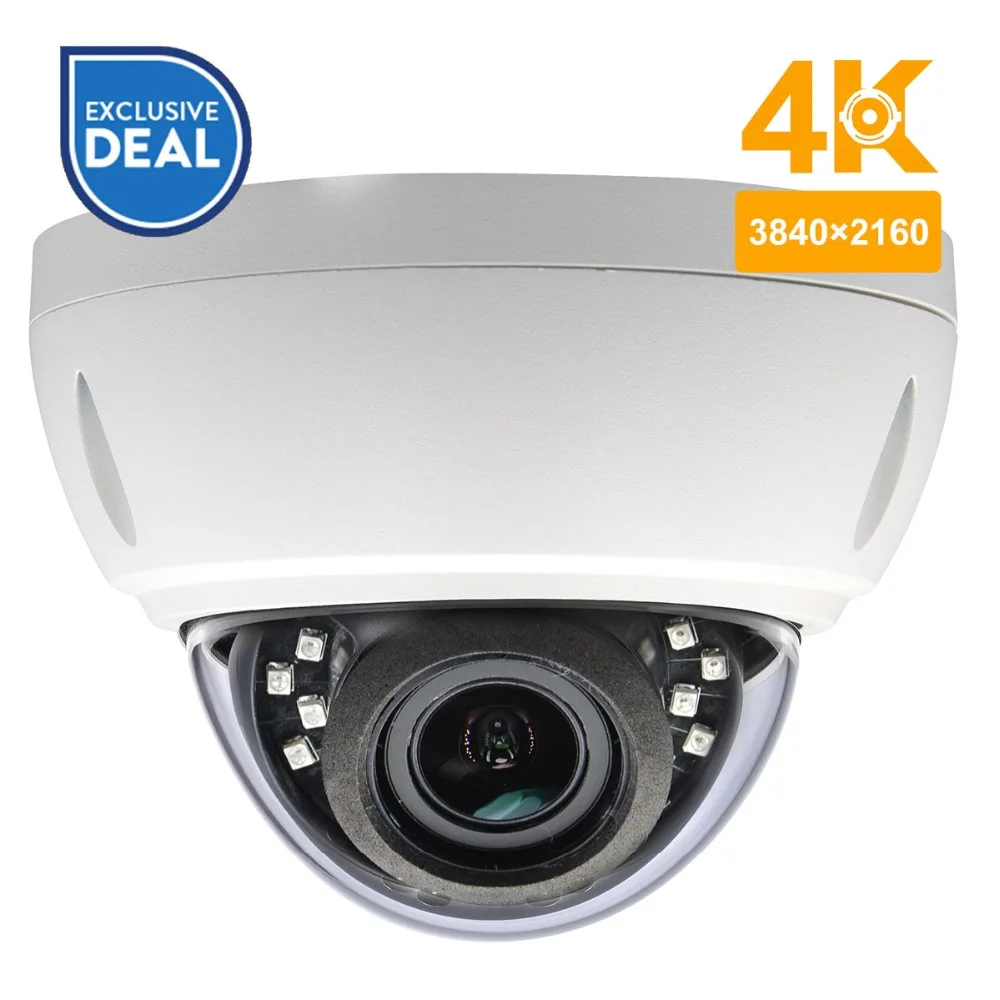 Anpviz HD 8MP IP Камера 100% совместимость с hikvision IVMS4200 купол H.265 открытый | Безопасность и
