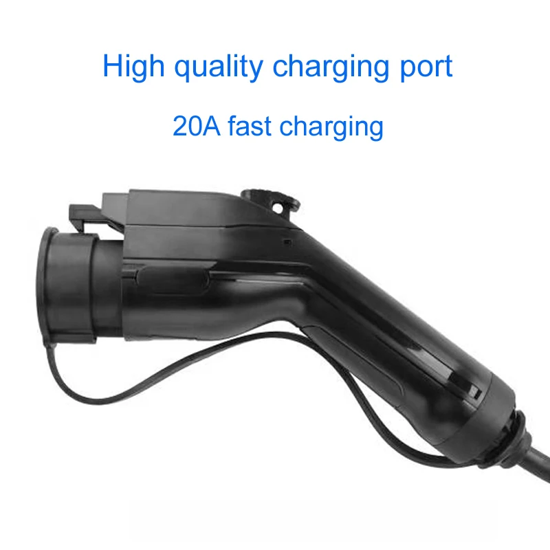 SAE J1772 портативное быстрое зарядное устройство EV 10A 13A 16A 20A для дома или электромобиля зарядная станция Тип 1