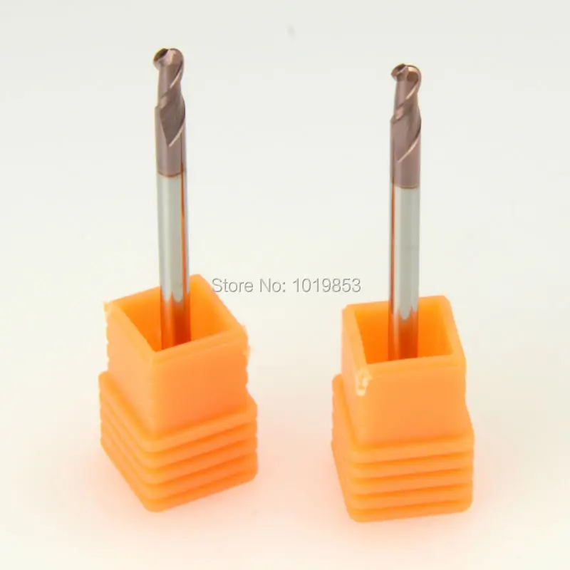 5 шт. SLONS S300-R0.75x4x50L HRC55 Вольфрамовых Твердых сплавов с шариковым носиком и Концевую