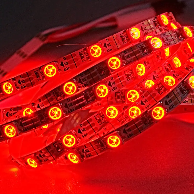 5 мм белый PCB WS2812B RGB адресуемых цифровой Светодиодные ленты светильник WS2812 60