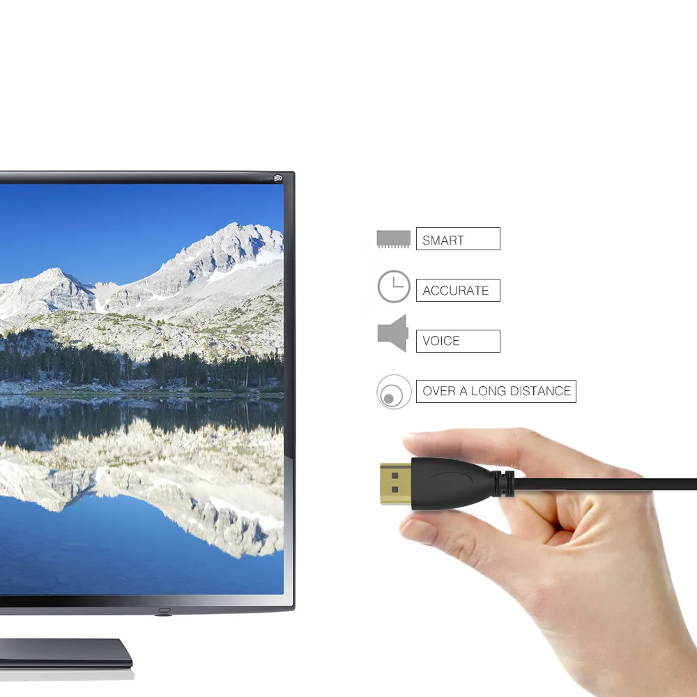 Robotsky Strentch HDMI кабель папа-папа Позолоченный разъем Кабо 4K 3D для HD tv, PS4, xbox, Apple tv, A/V, DVD. Цифровой видеорегистратор, ЖК-дисплей