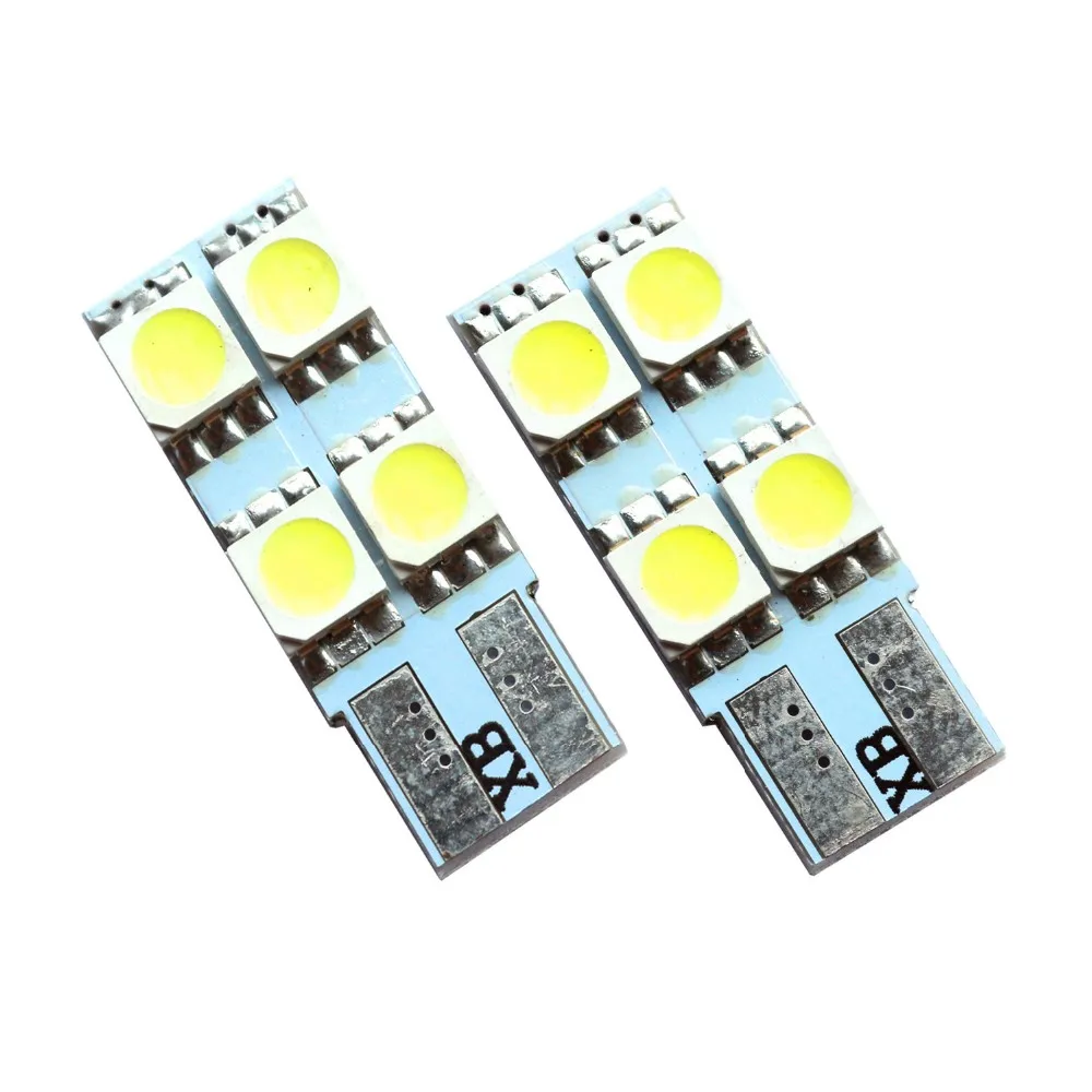10 шт./лот T10 W5W canbus led 194 927 161 t10 4led 5050 SMD светодиодные Автомобильные Боковые лампы w5w