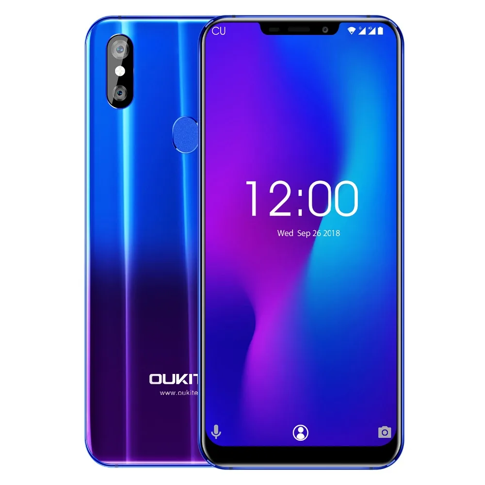 OUKITEL U23 6 18 &quotAndroid8.1 мобильный телефон с двумя слотами sim карты MTK6763T Helio P23 Octa Core ГБ 64