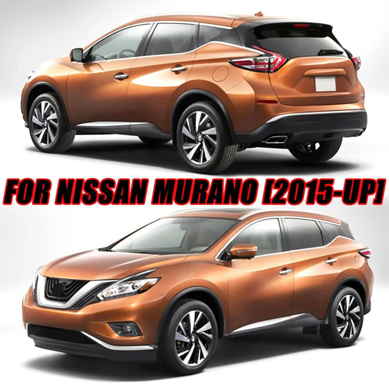 Для Nissan Murano 2015 2016 2017 2018 боковое зеркало заднего вида крыло хромированное покрытие