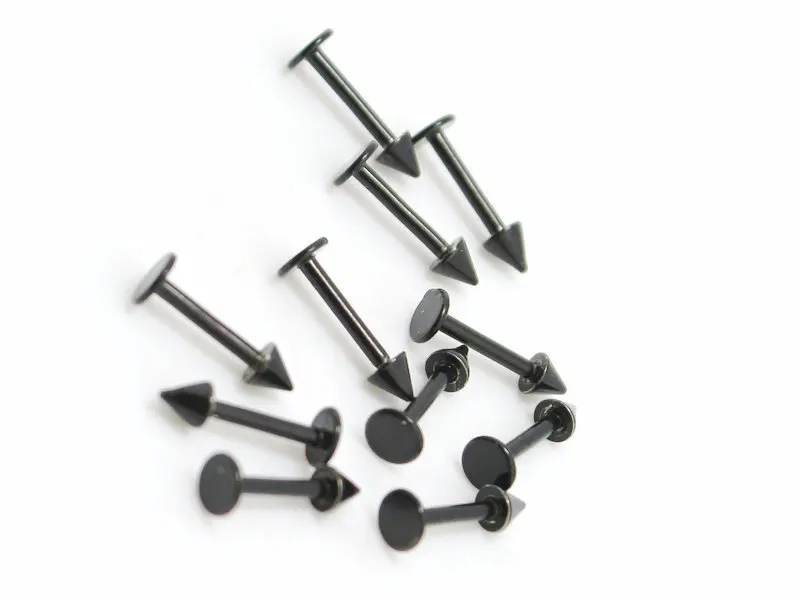 10 шт. черное кольцо для губ | Украшения и аксессуары