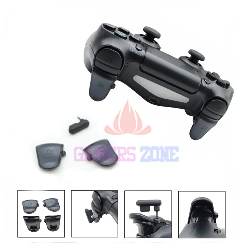 Adjustable Rubber Extended Triggers For Playstation 4 Controller Gaming L2 R2 Extender PS4 | Электроника