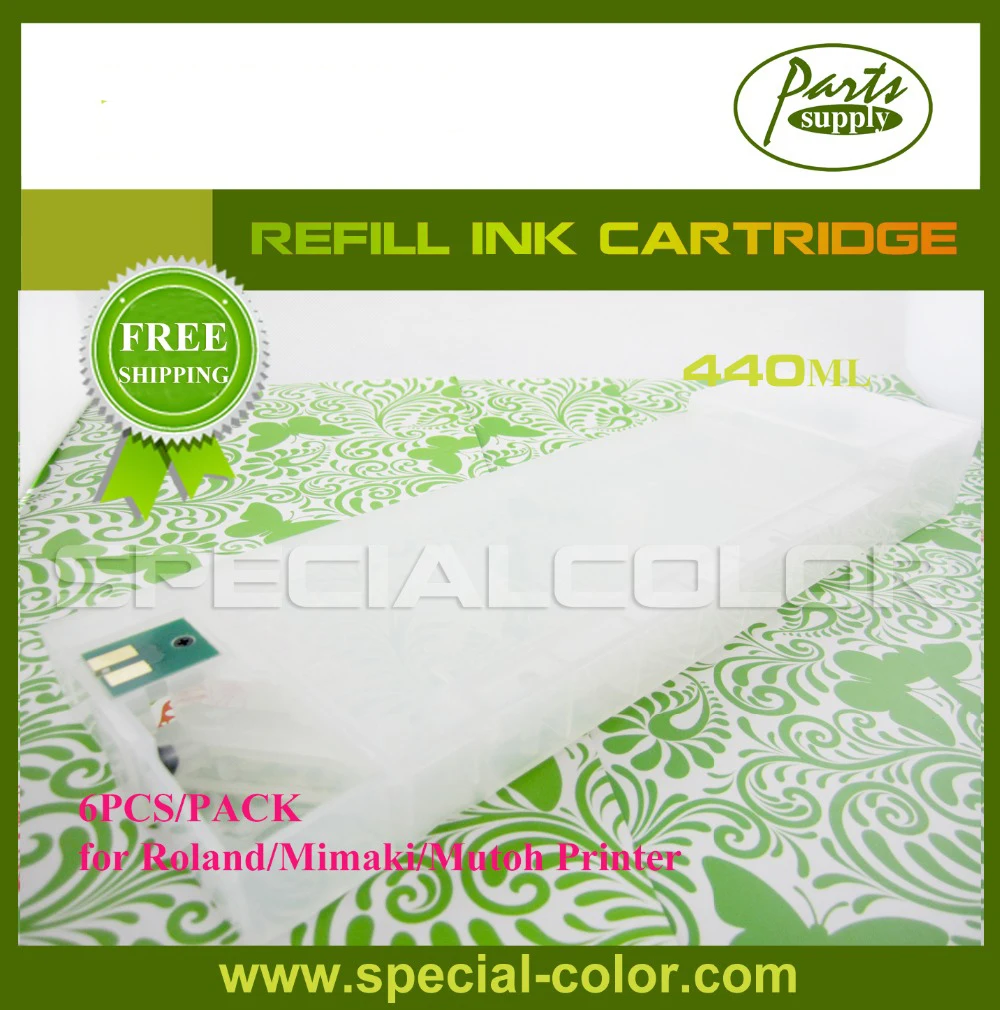 Принтер Roland SP/VP/XJ/XC/RS серии Заправляемый картридж пустой чернильный бак 440 мл с