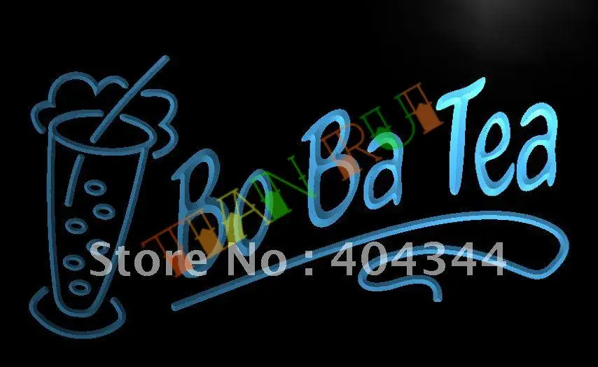 

LB227-Открытый чай Boba, напиток, кафе, светодиодная неоновая световая вывеска