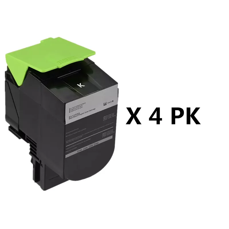 Популярные в Европе черный порошок для электростатической печати Lexmark CS310 CX410 CX510