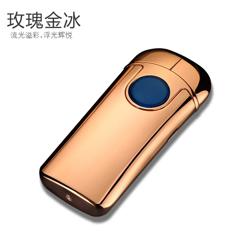 Электрическая Usb перезаряжаемая двухдуговая плазменная зажигалка светодиодные